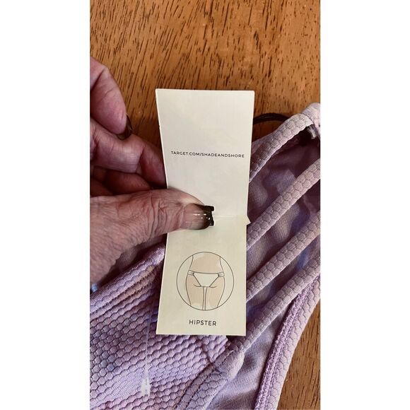 Shade and Shore Womens Lavender Bathing Suit Bottoms SZ XL New - Picture 9 of 10